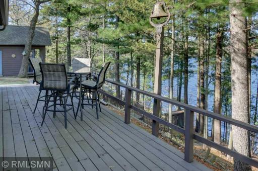 Enjoy lunch while overlooking beautiful Lake Wapogasset.