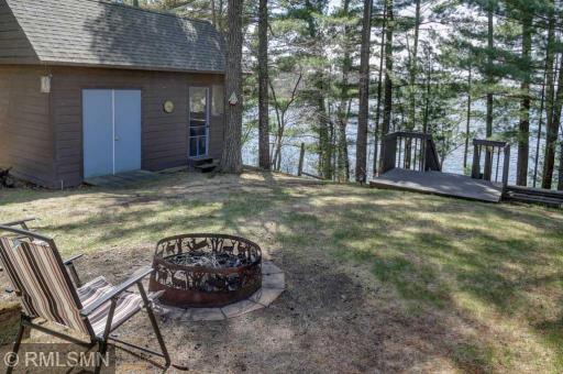 Gather around the firepit at night and share memories with loved ones.