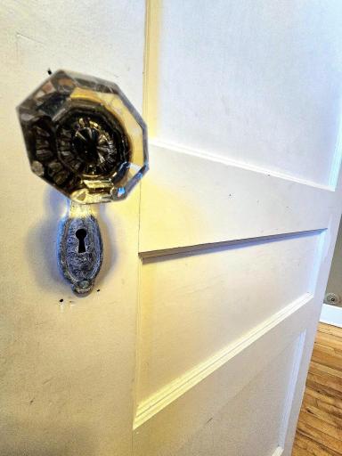 Original hardware can be seen throughout the home
