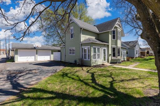 Enjoy front porches, ornate gable trim, 2-story bay windows.