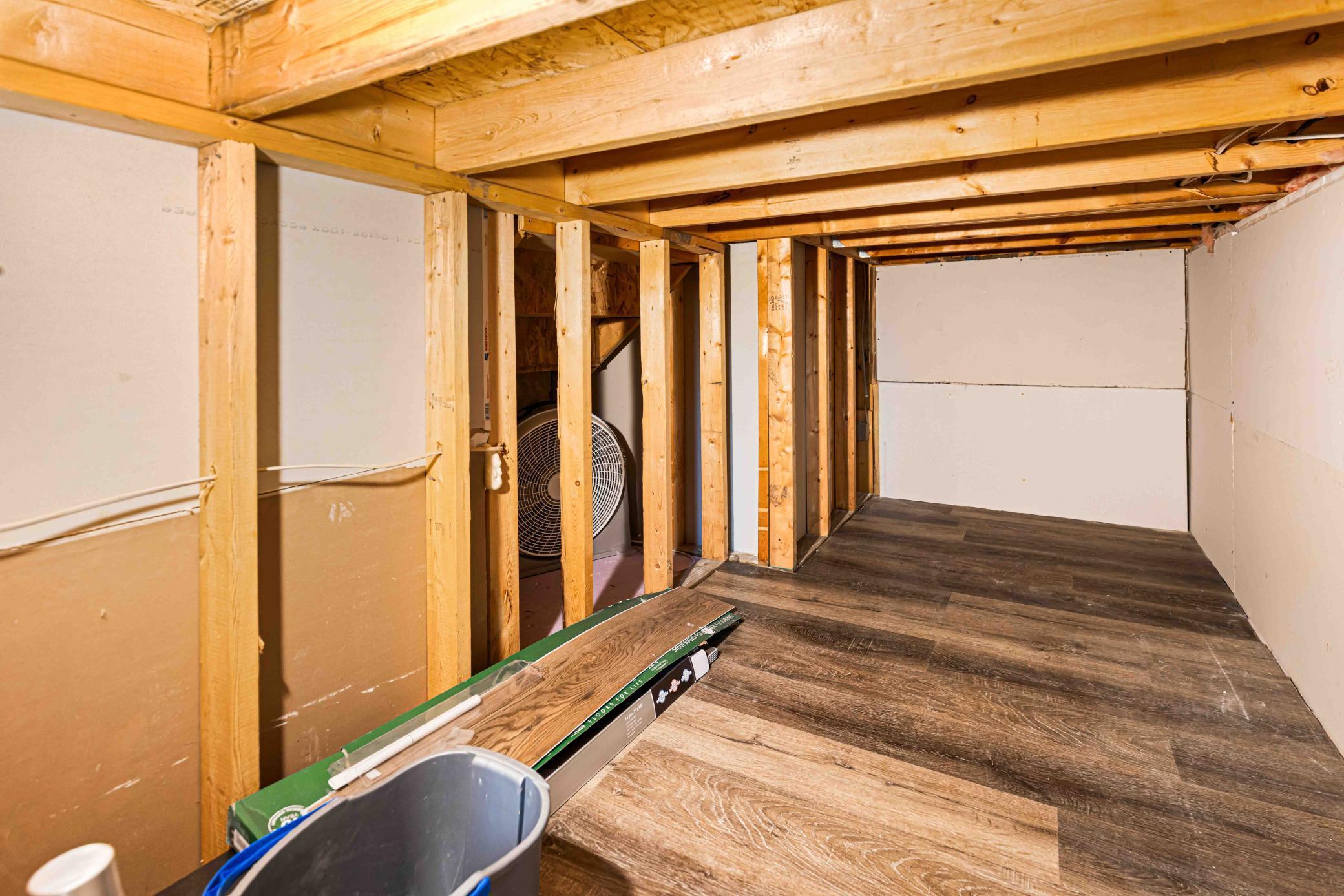 Under the stairs storage