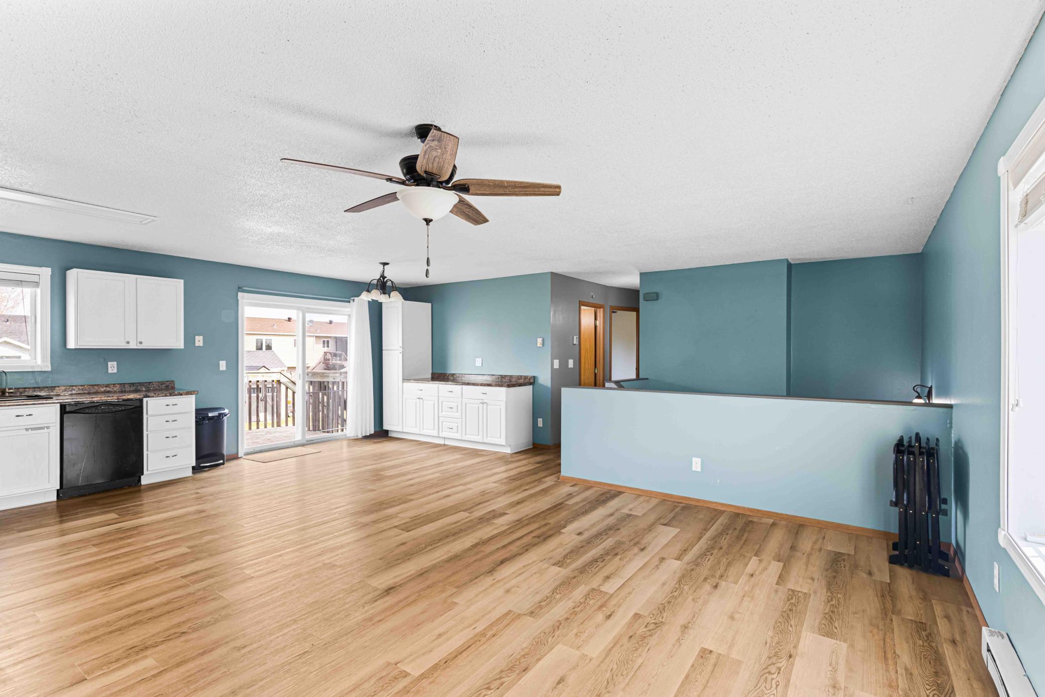 Dining and living room