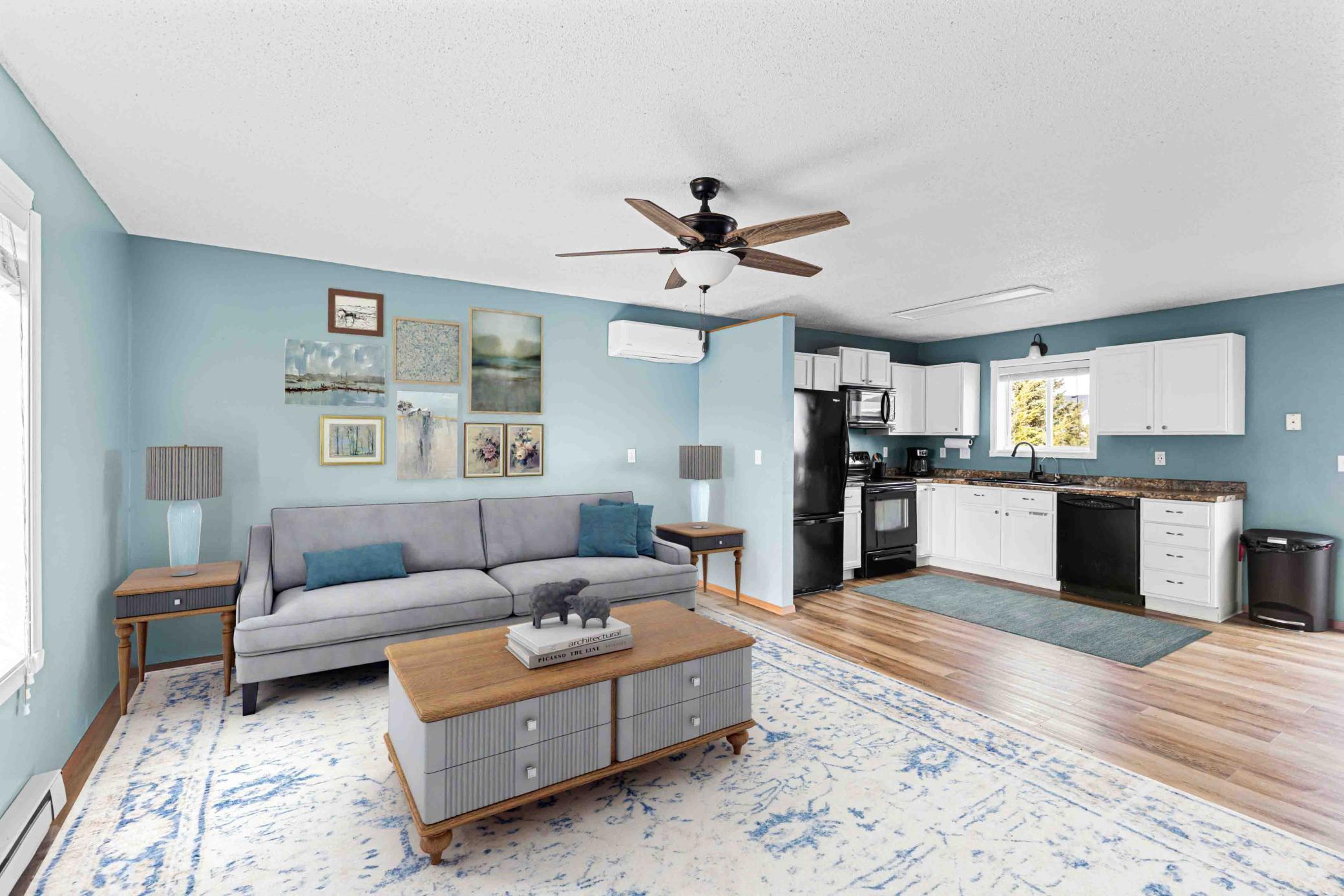 Digitally Staged -Living room