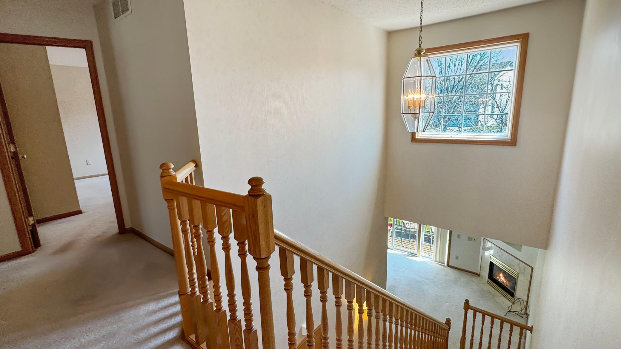 2 Story entryway soaring to the 2nd level (windows were replaced in 2021)