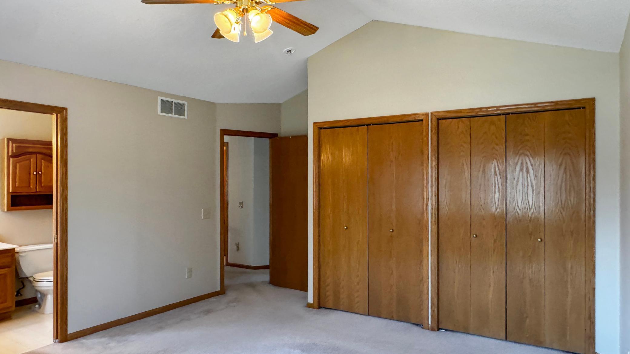 Tons of closet space!