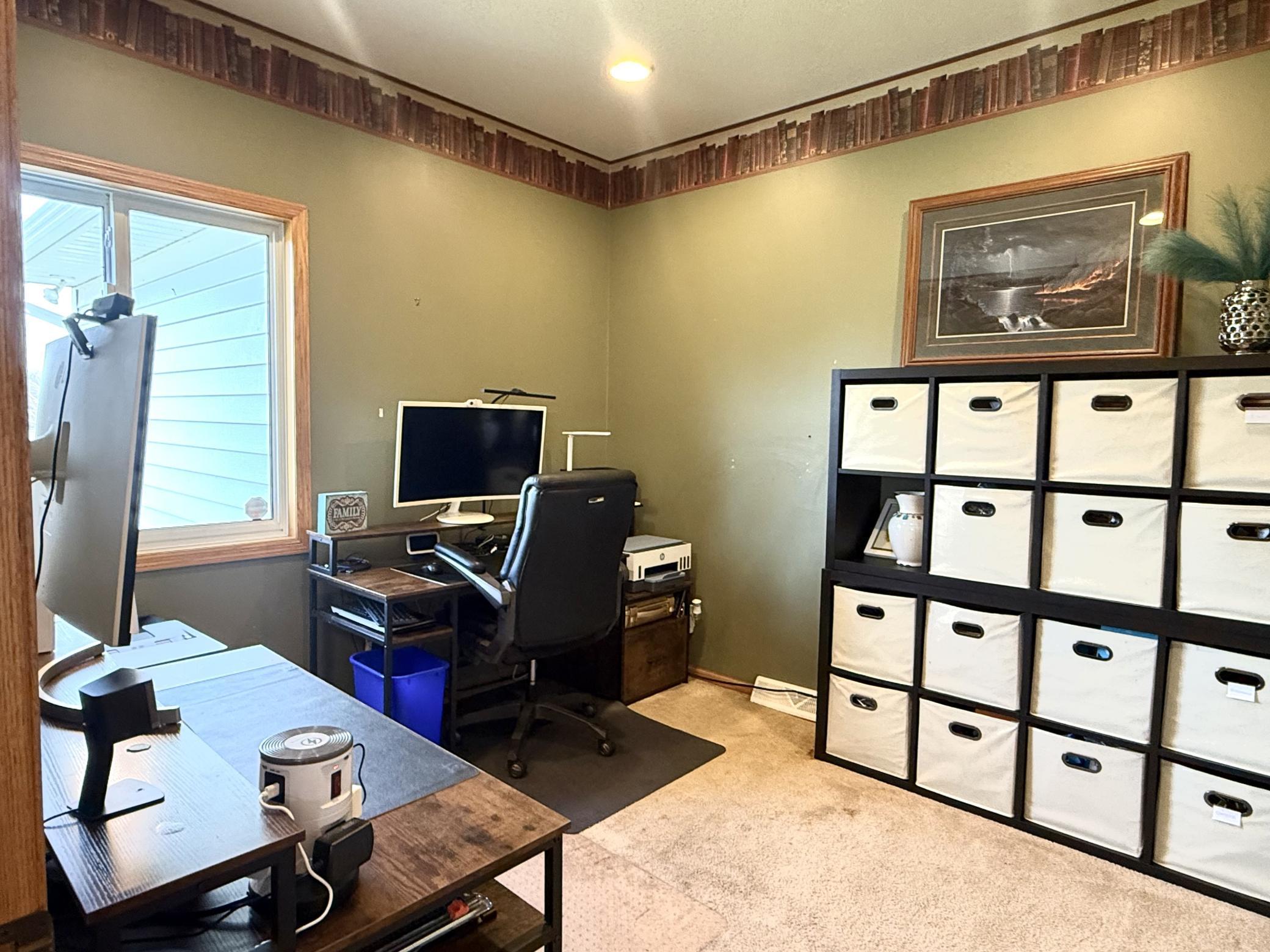 Office just off the kitchen! Could be used as playroom, storage, large walk in pantry or 5th bedroom!