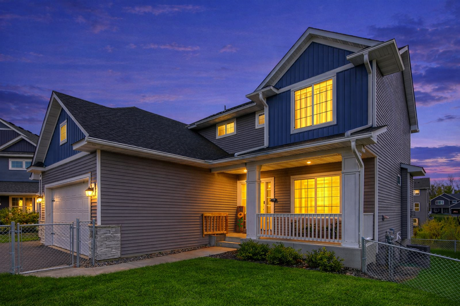 Evening view is beautiful at 17957 EVENING LANE in Lakeville-no pun intended.