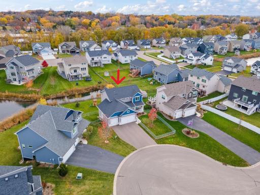 WELCOME HOME! 2021 BUILT TWO STORY - KNOB HILL OF LAKEVILLE -5 GENEROUS SIZED BEDROOMS w/ 4 ON UPPER LEVEL-WALKOUT BASEMENT-WATER VIEWS- CUL DE SAC LOCATION-LARGE FULLY FENCED BACKYARD- INSULATED 760 SQ. FT. GARAGE-SUNNY SOUTH FACING BACKYARD!