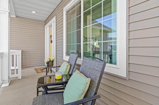 The front porch creates an inviting entry where youâll be proud to welcome guests or unwind while watching the kids play in the cul-de-sac. Thereâs also a convenient front gate that locks to keep kids and pets safe.