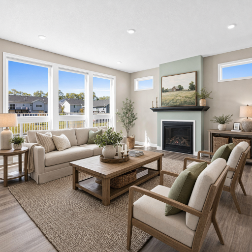 Main Floor Living Room-Virtually Staged for inspiration.