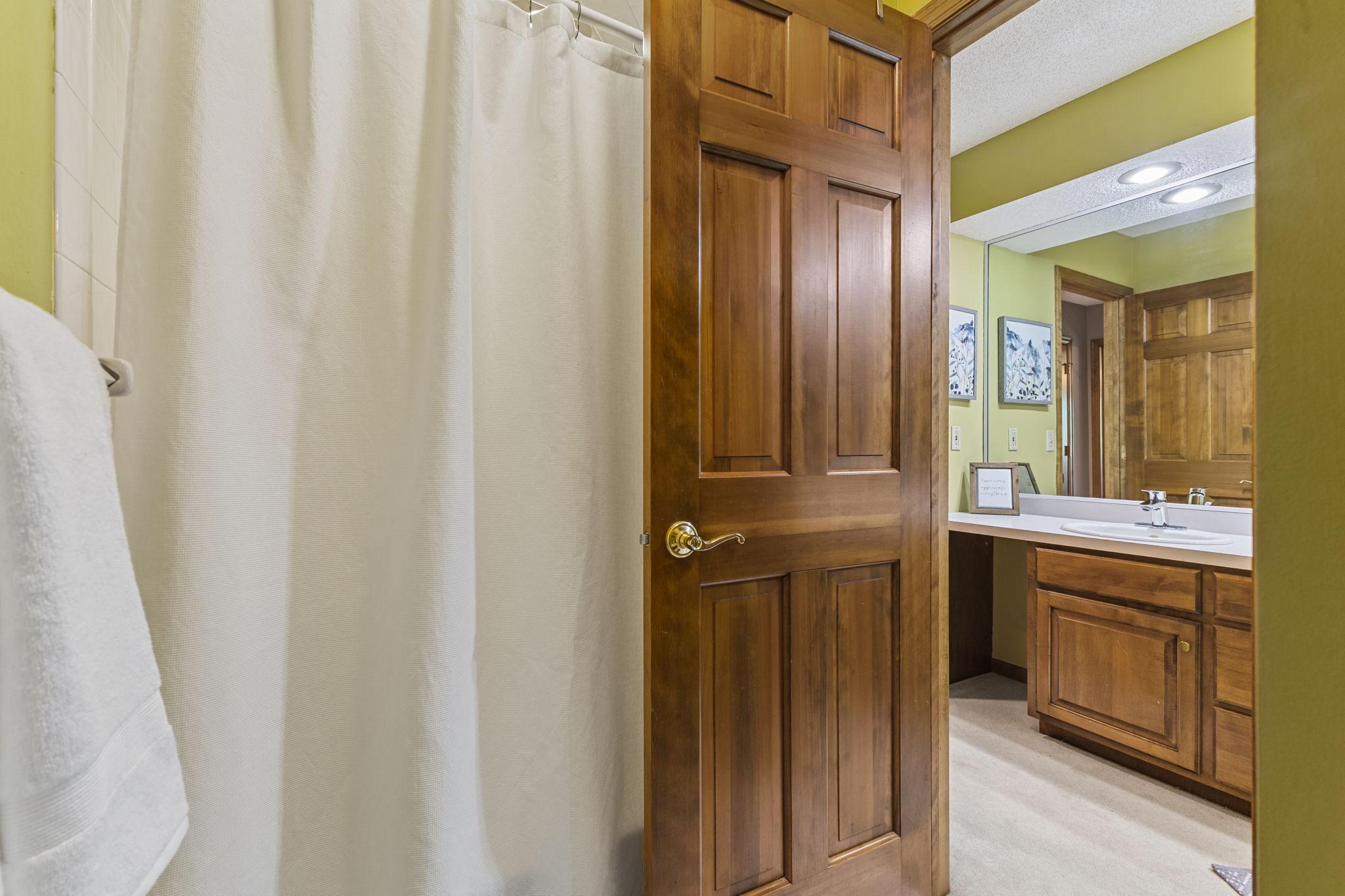 Plus, a private shower area!