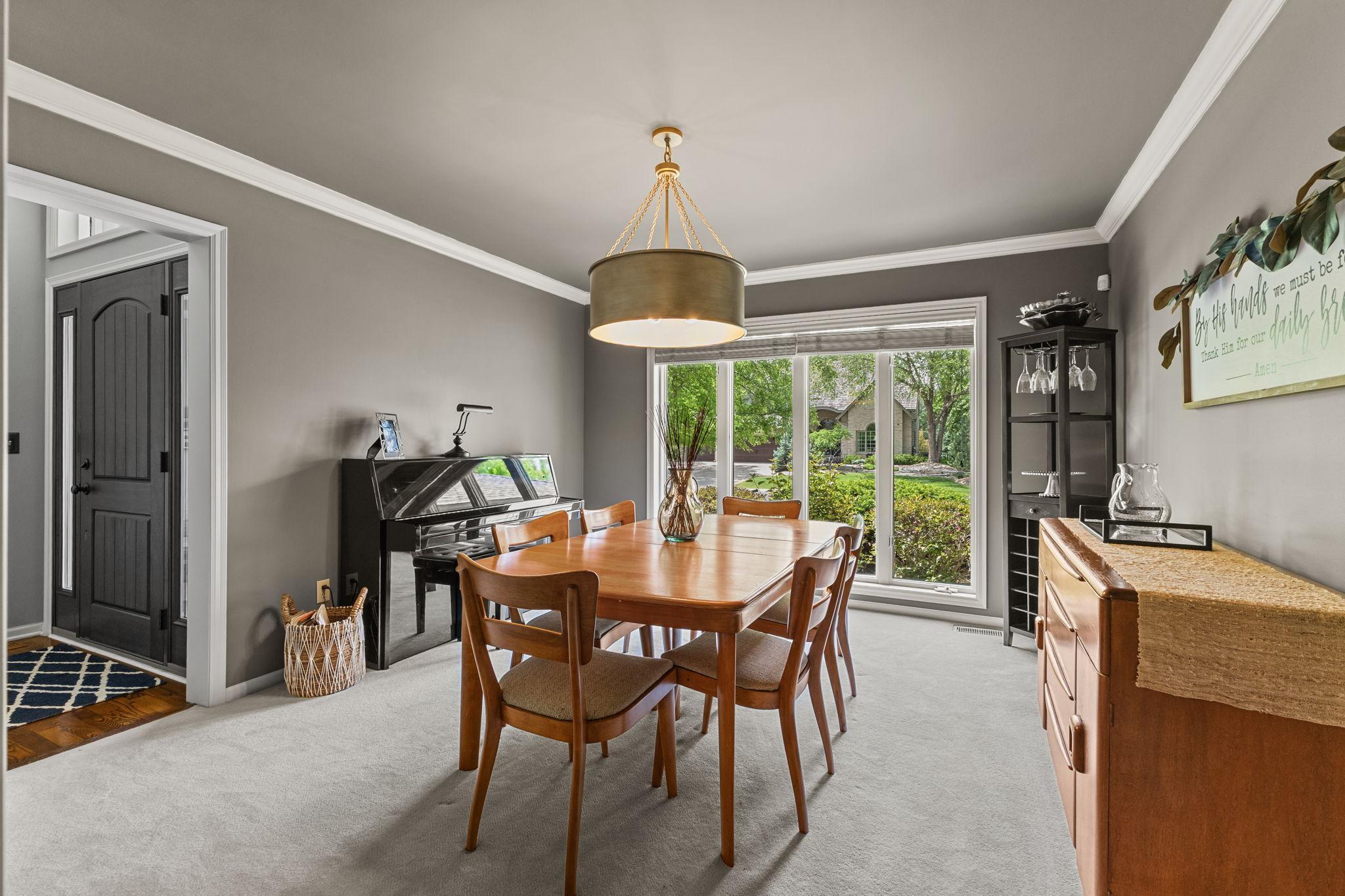 For holidays and special occasions, you can have memorable gatherings in the front dining space.