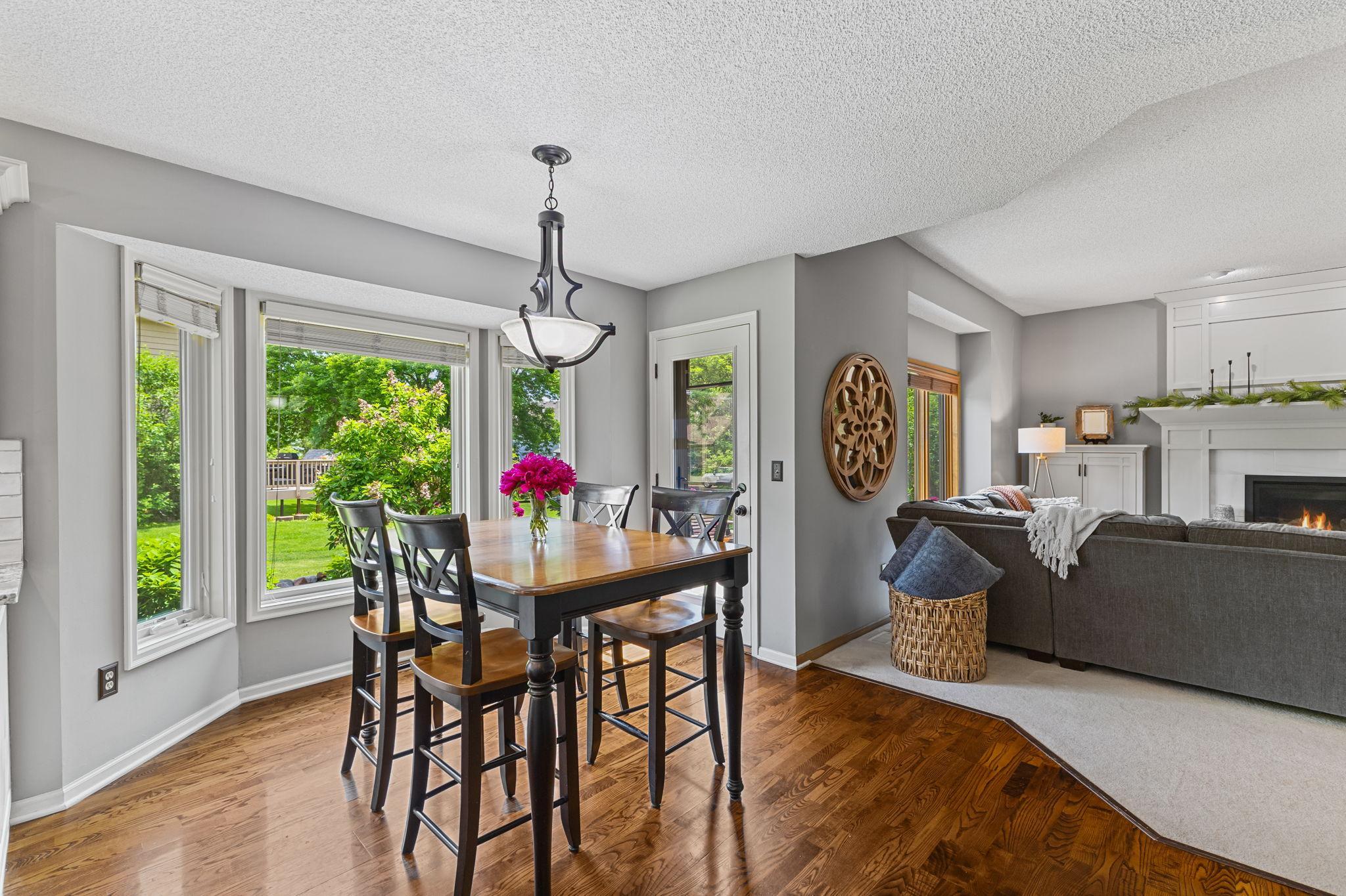Enjoy the convenient walk out to your tranquil patio.
