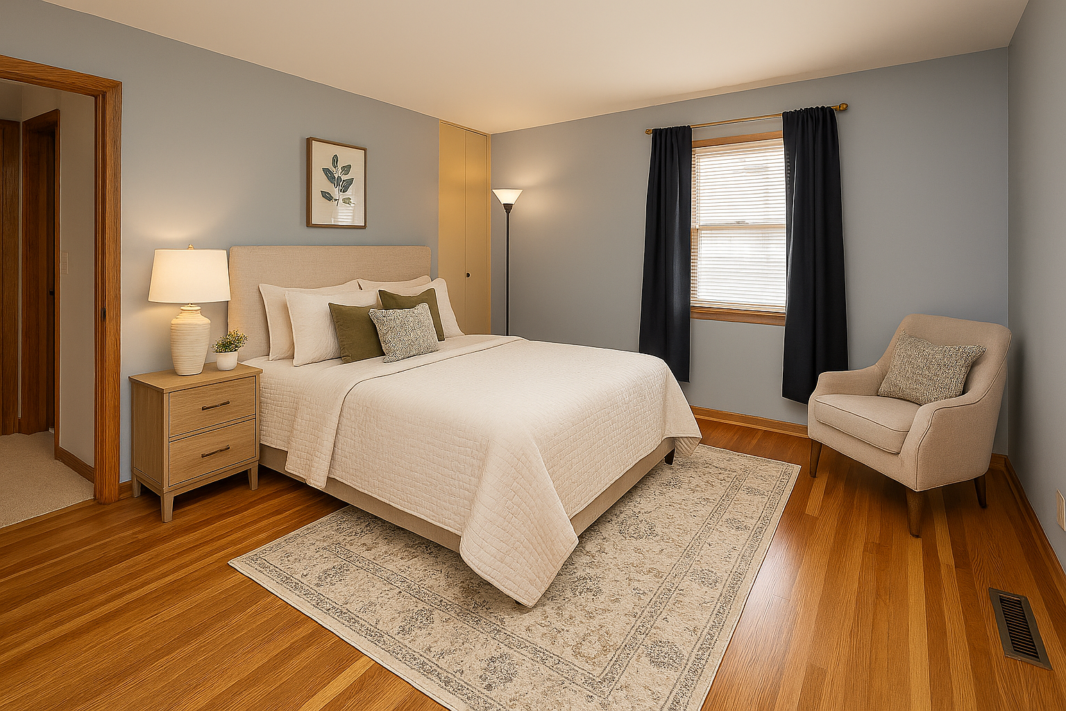 AI generated staged photo