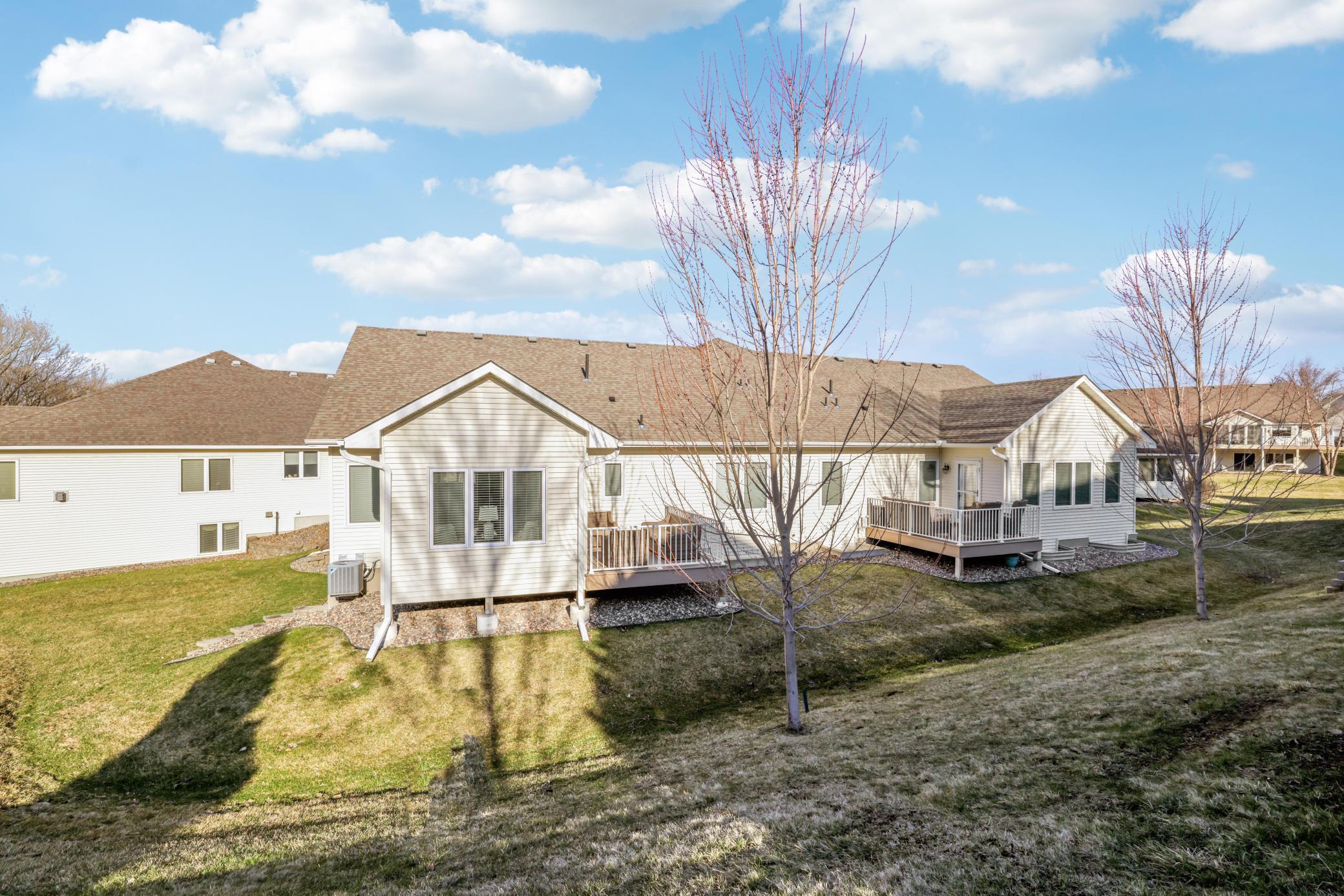 You also have the benefit of living just down the road from the lake, with easy access to the water and local favorites like the lakeside patio at Charlie’s on Prior.