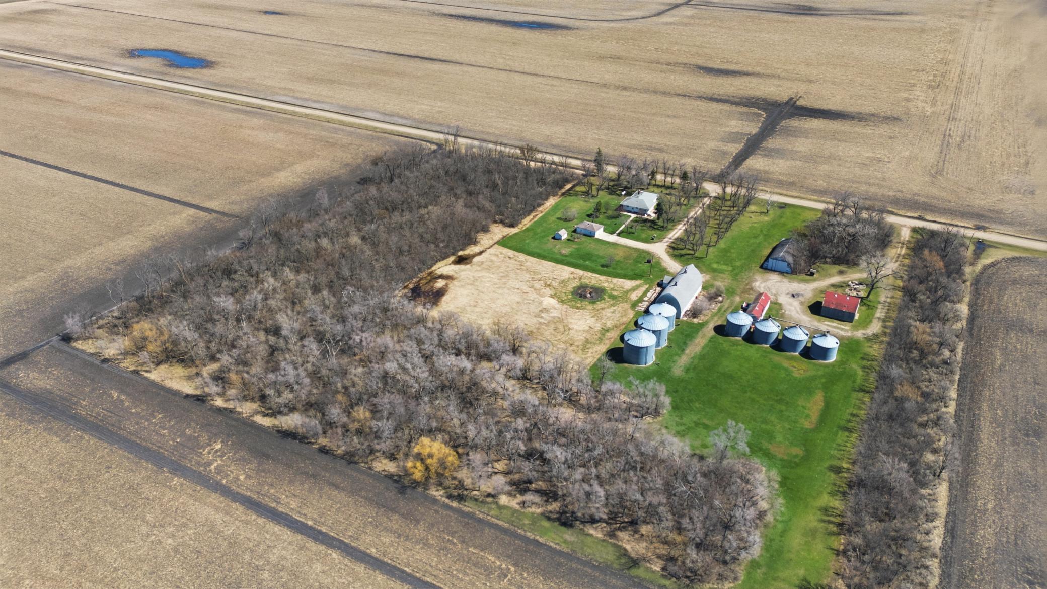 Drone - Grain Bins, Quonset, and farm buildings not Included