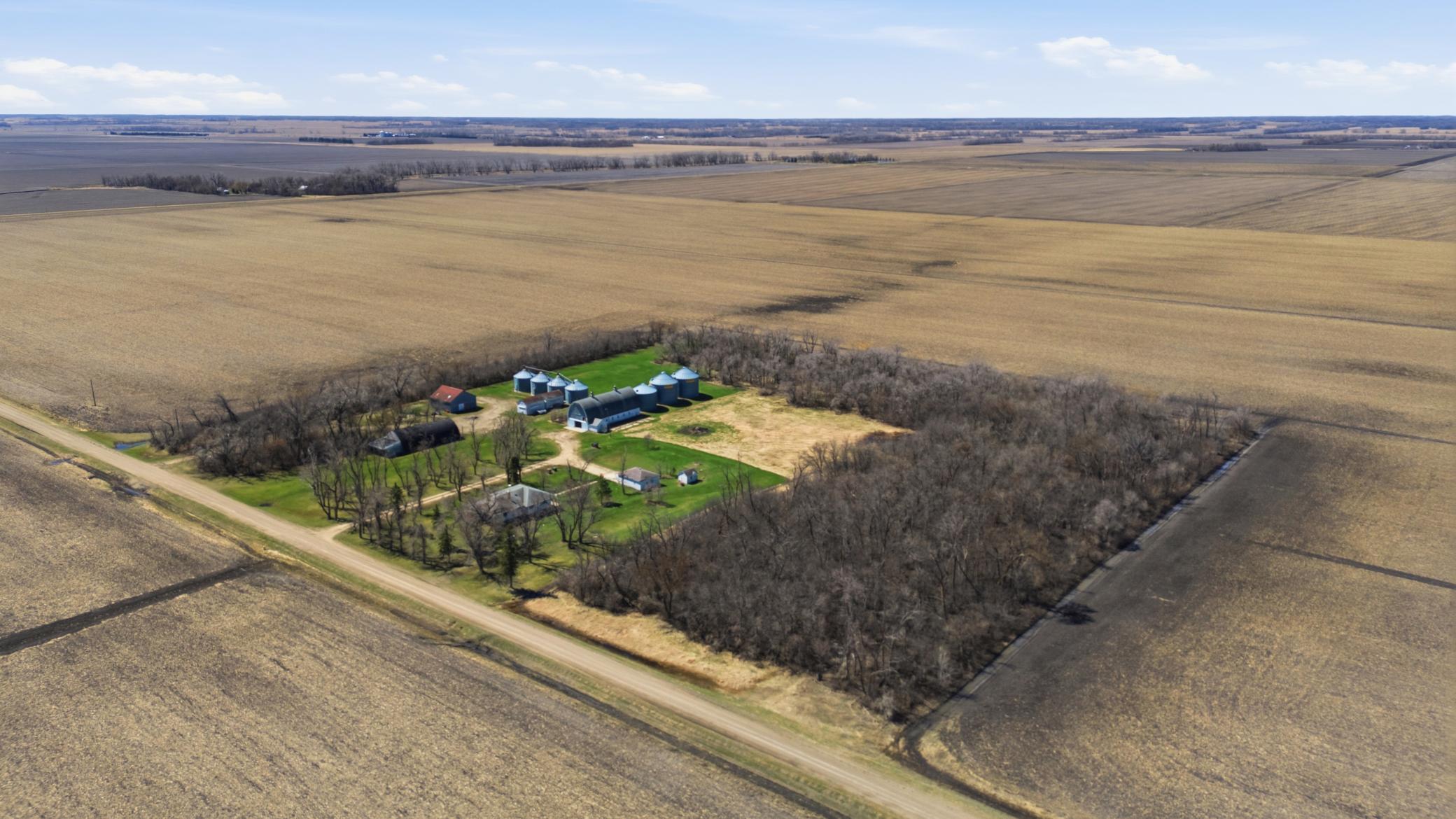 Drone - Grain Bins, Quonset, and farm buildings not Included