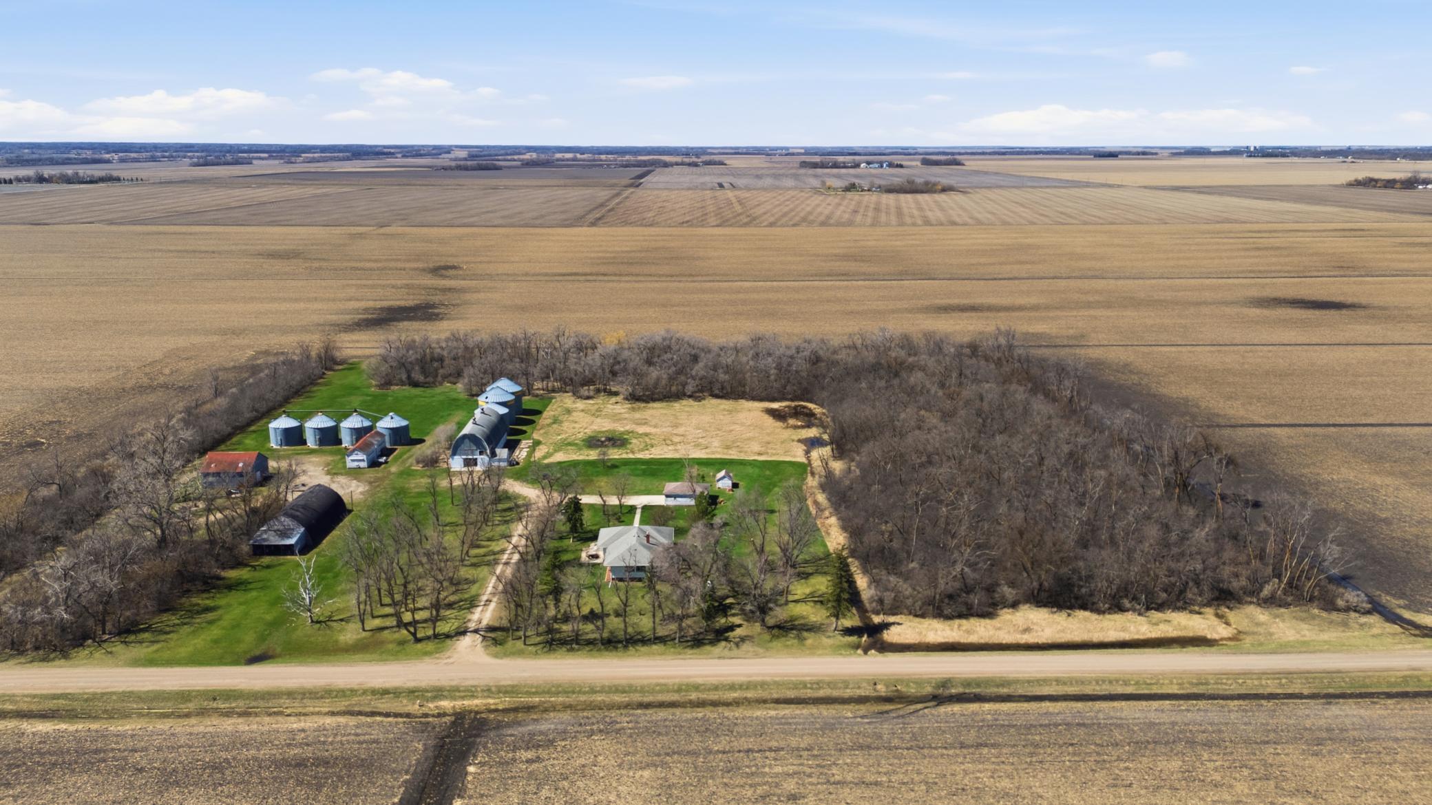 Property is home, barn, 2 stall garage, and small shed