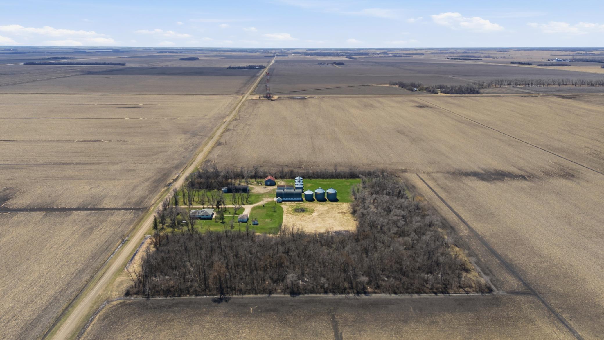 Drone - Grain Bins, Quonset, and farm buildings not Included