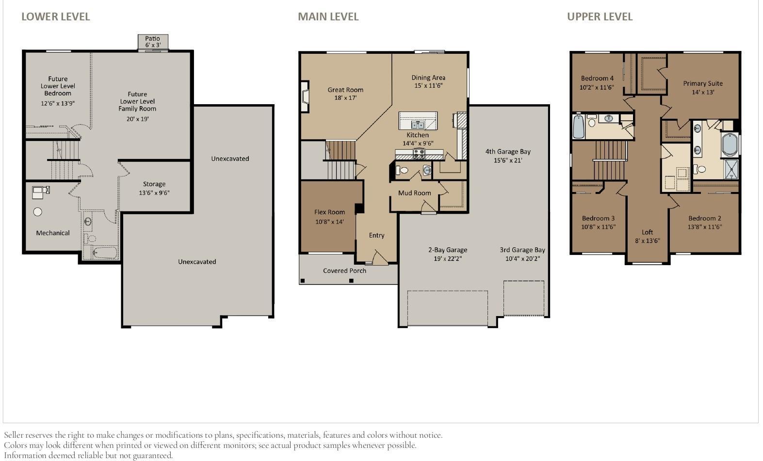 9686 32nd St NE- Floor Plans. All measurements are approximate.