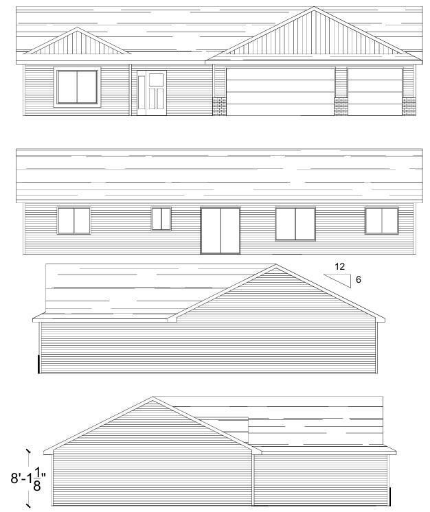 Exterior of House - Icons are for placement purposes. Finishes, measurements, cabinet design, window type/placement, etc may differ from floor plan to actual build.