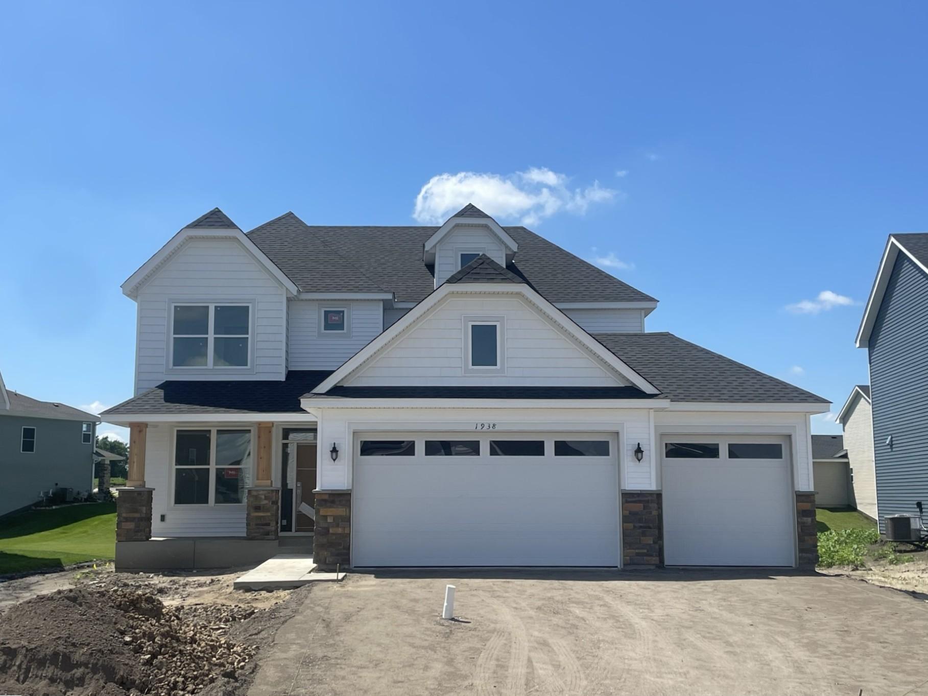 Welcome to 1938 Fulton Rd! (Photo is of the actual home in progress.)
