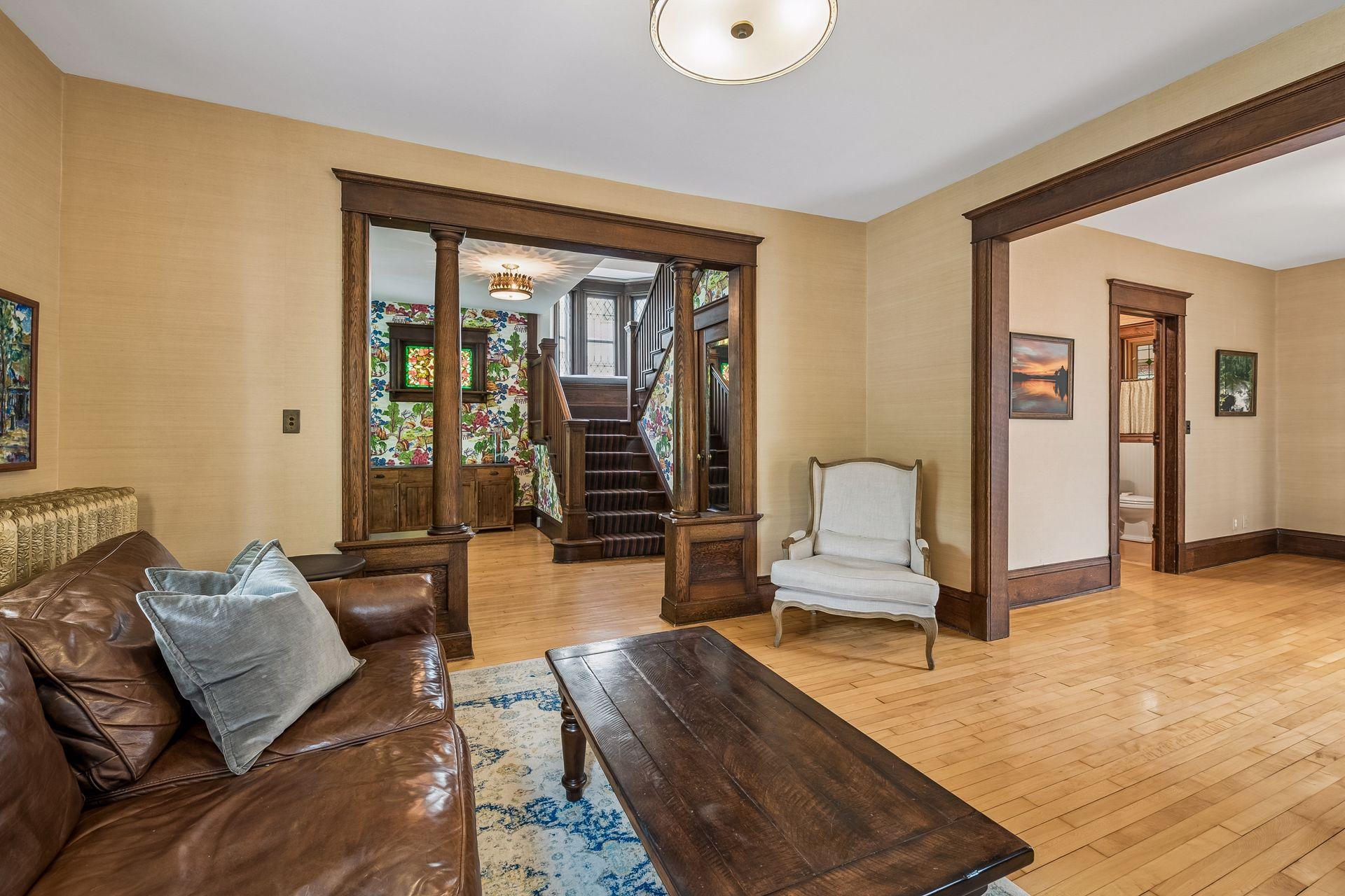 Spacious open floor plan.