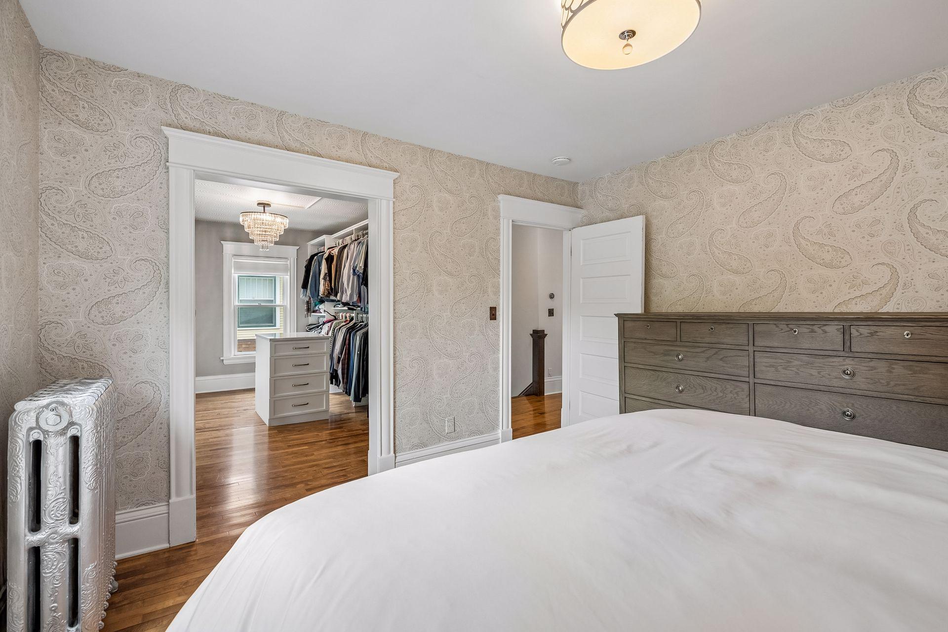Giant closet . Used to be a 5th bedroom
