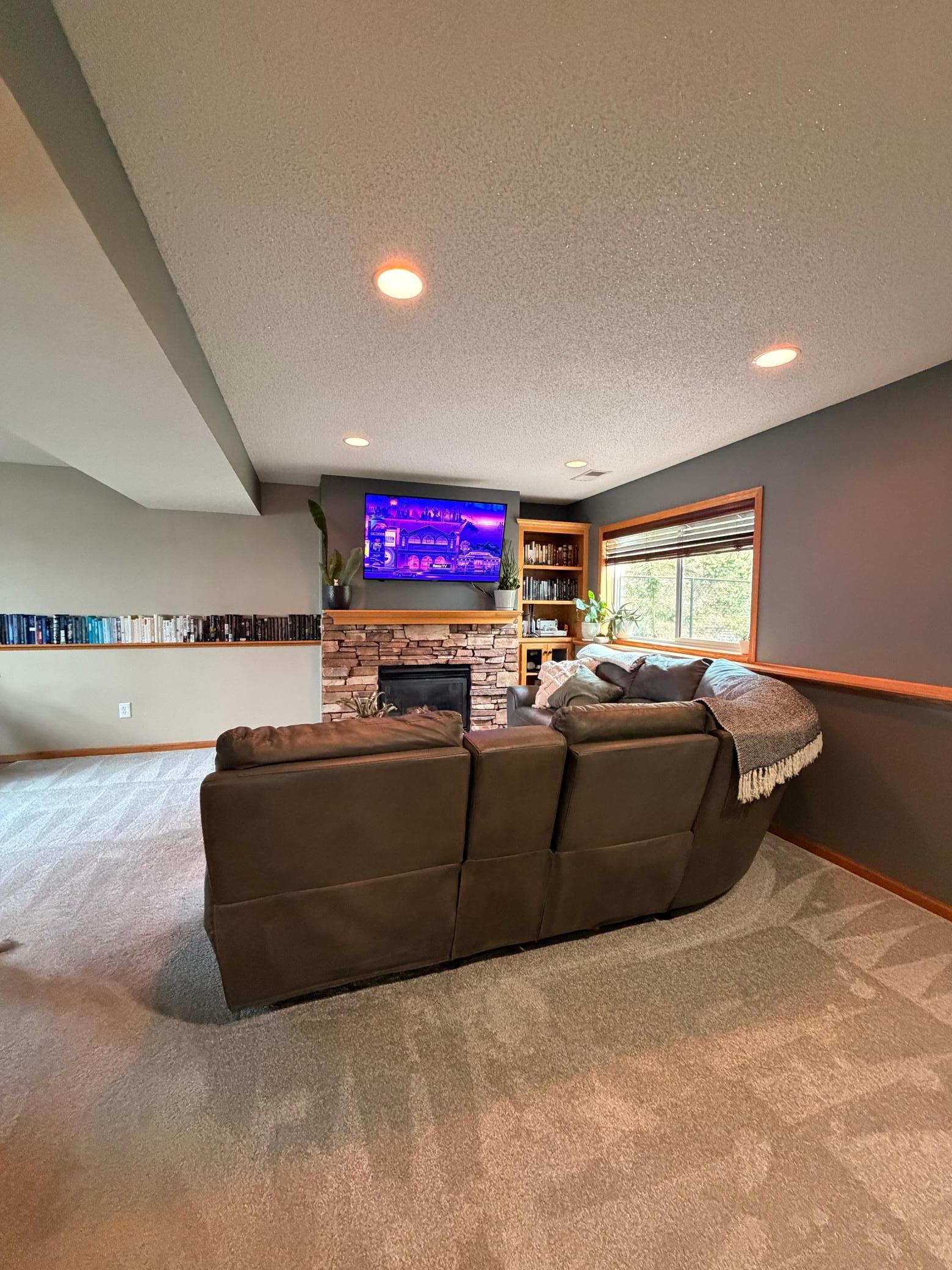 Family Room with Gas Fireplace