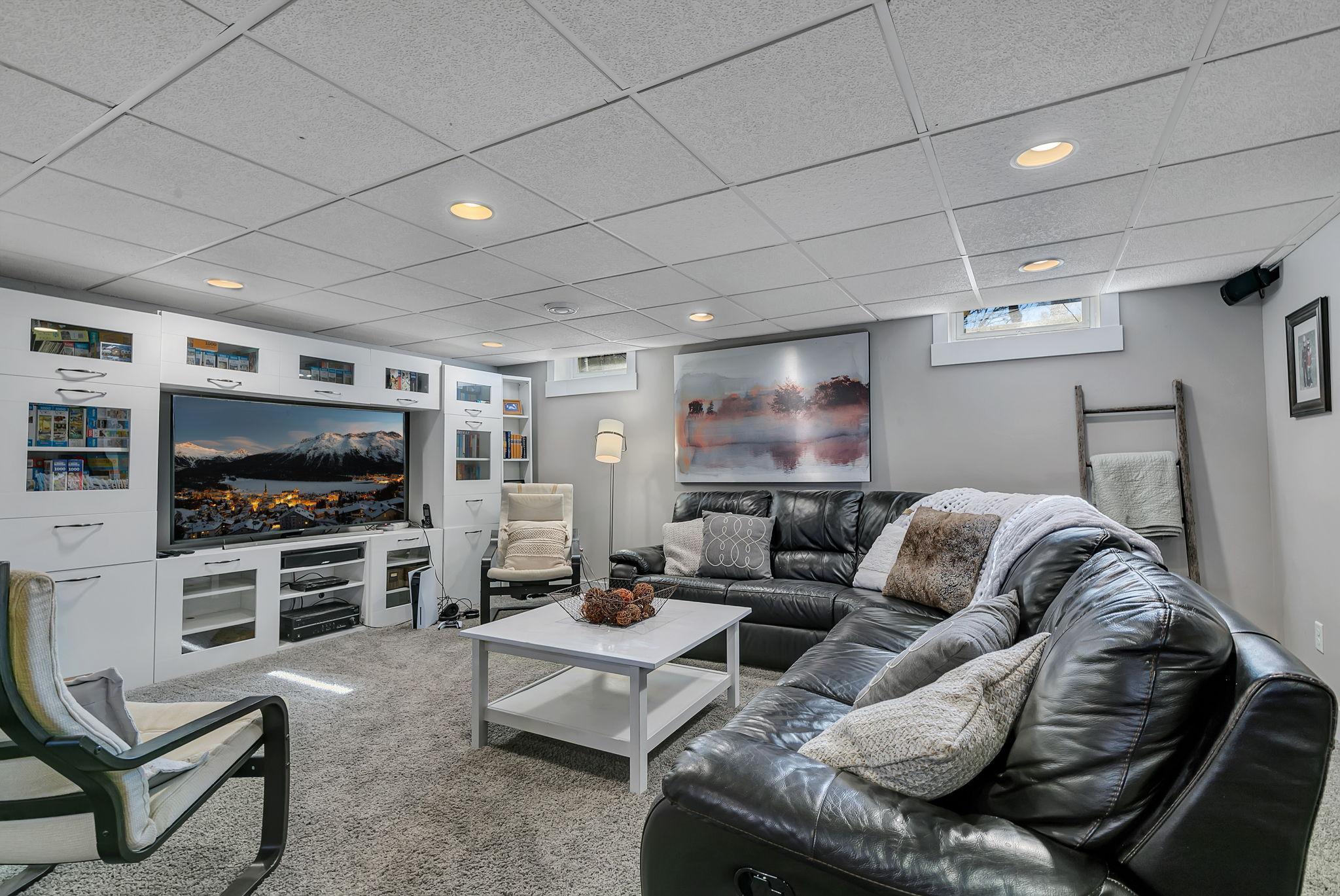 Lower level family area