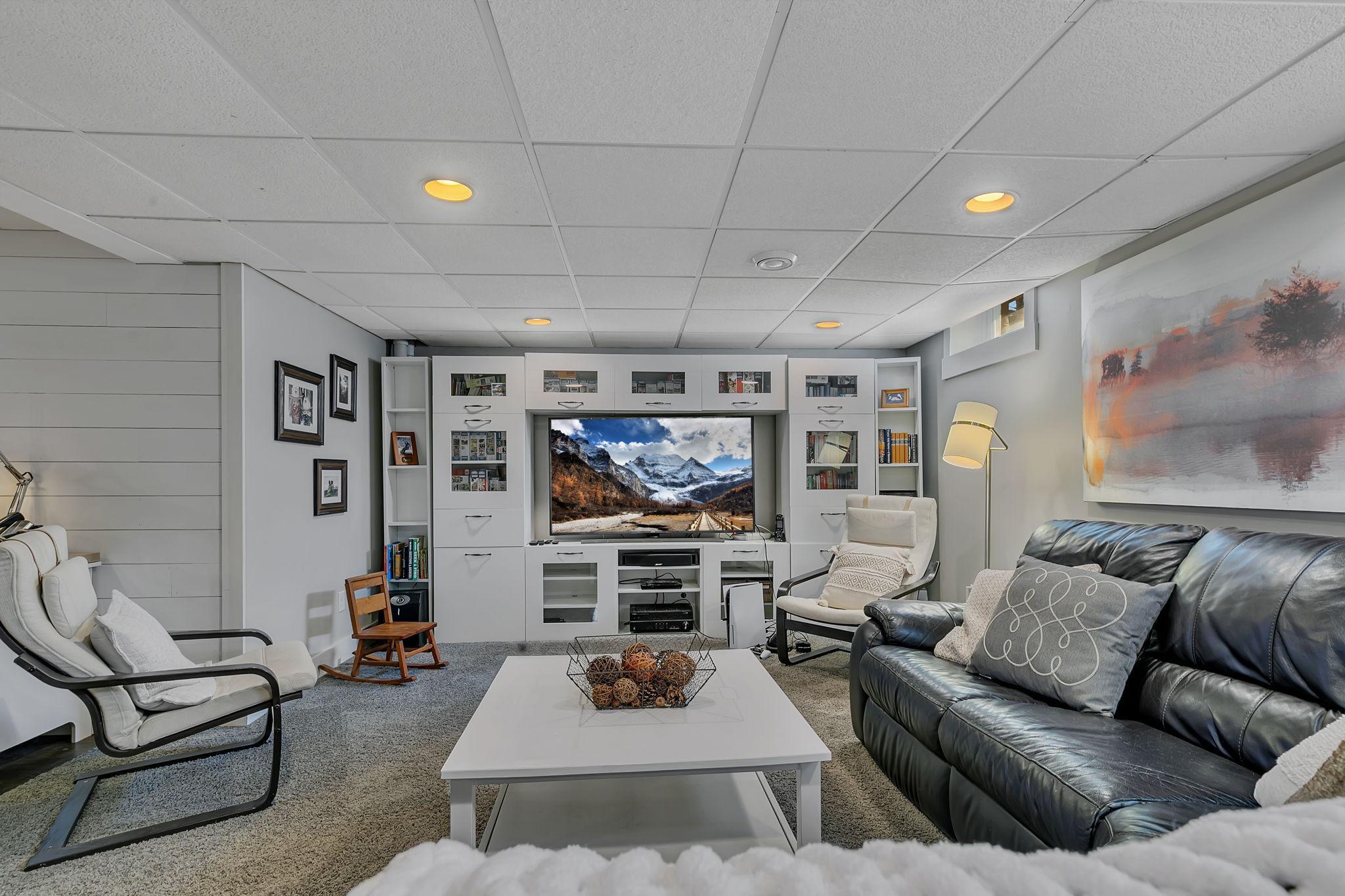 Lower level family area