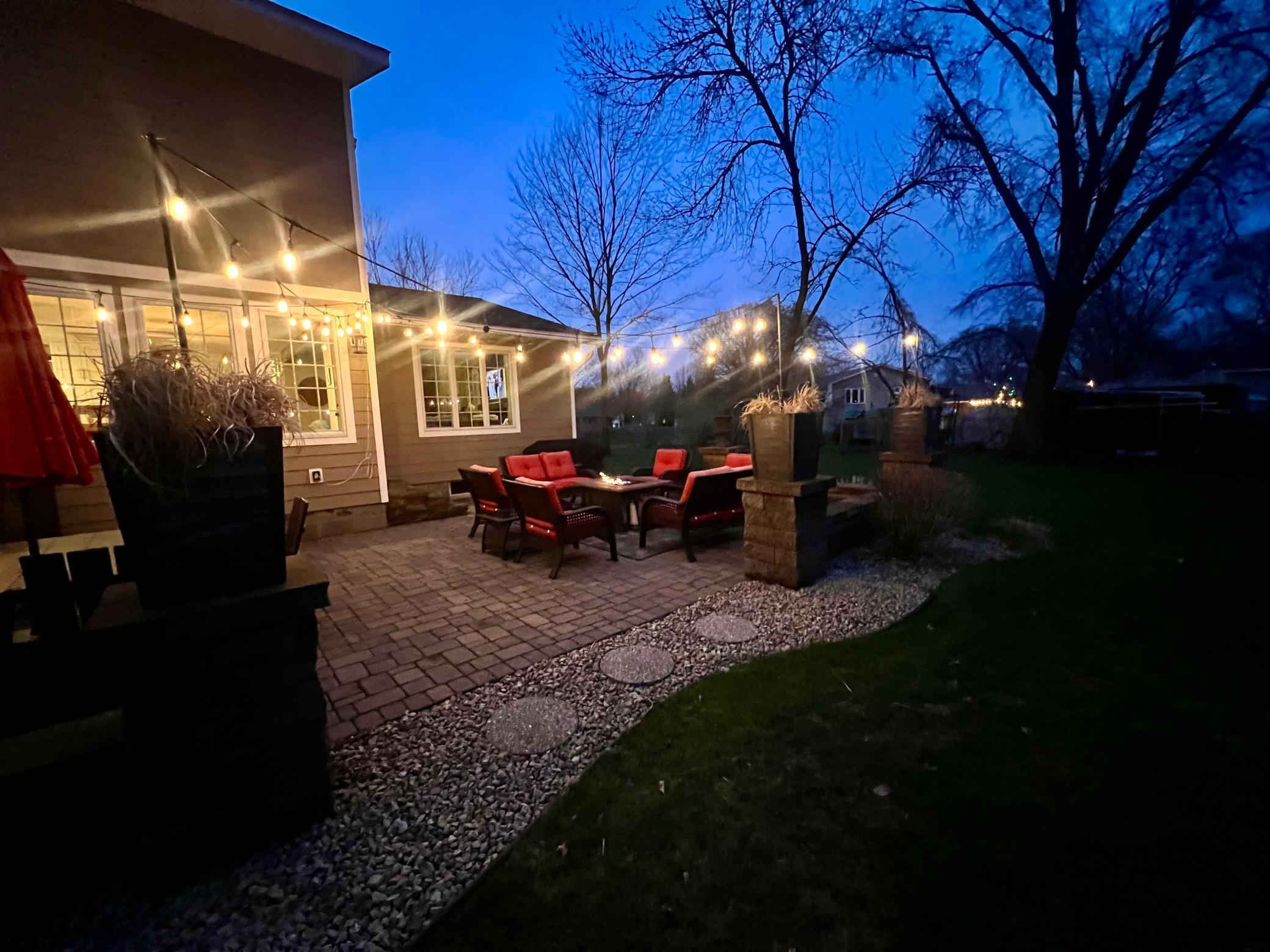 Evening patio