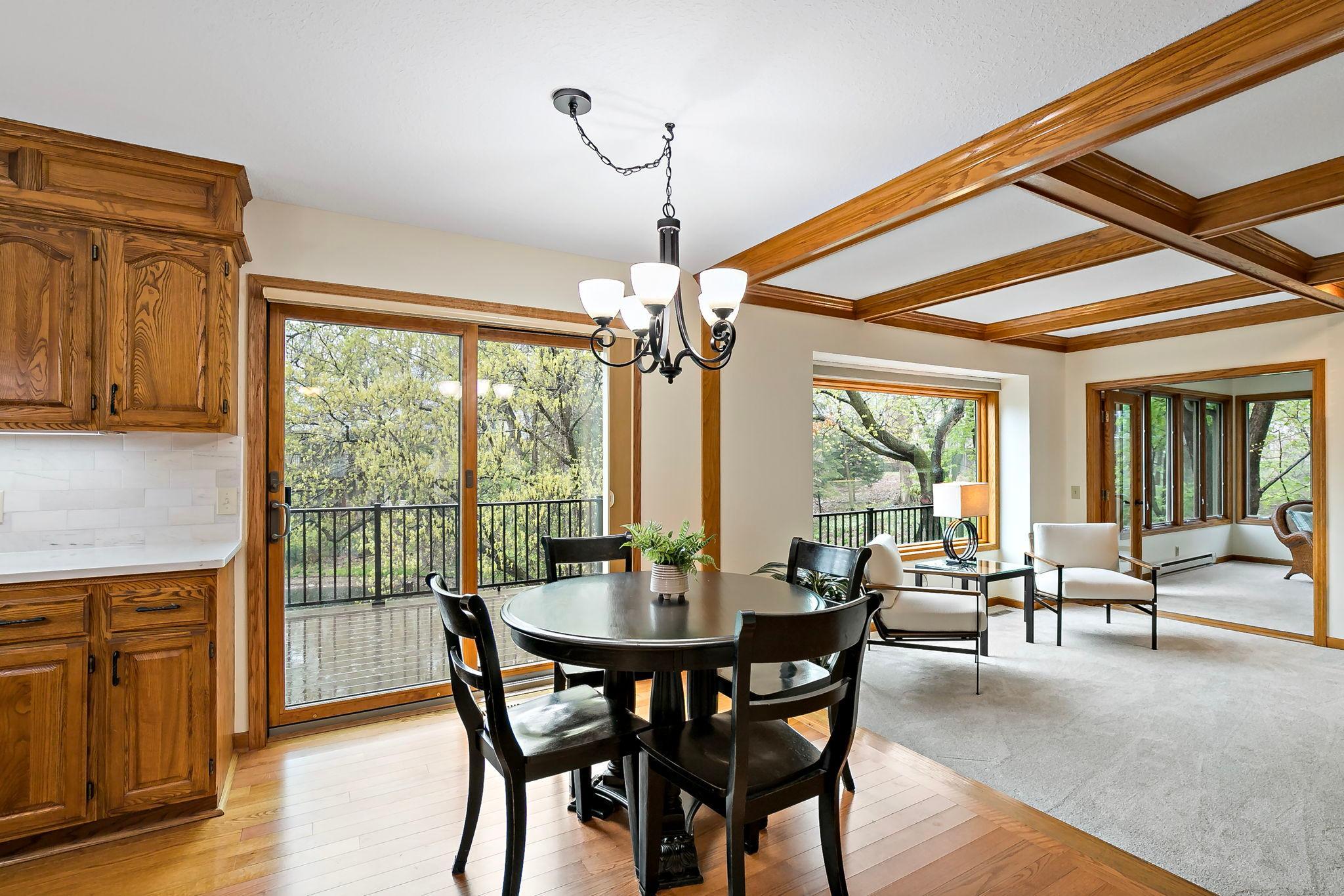 Enjoy the stunning views across the back of the home. Every room is brightened by fresh new paint and carpeting throughout the home.