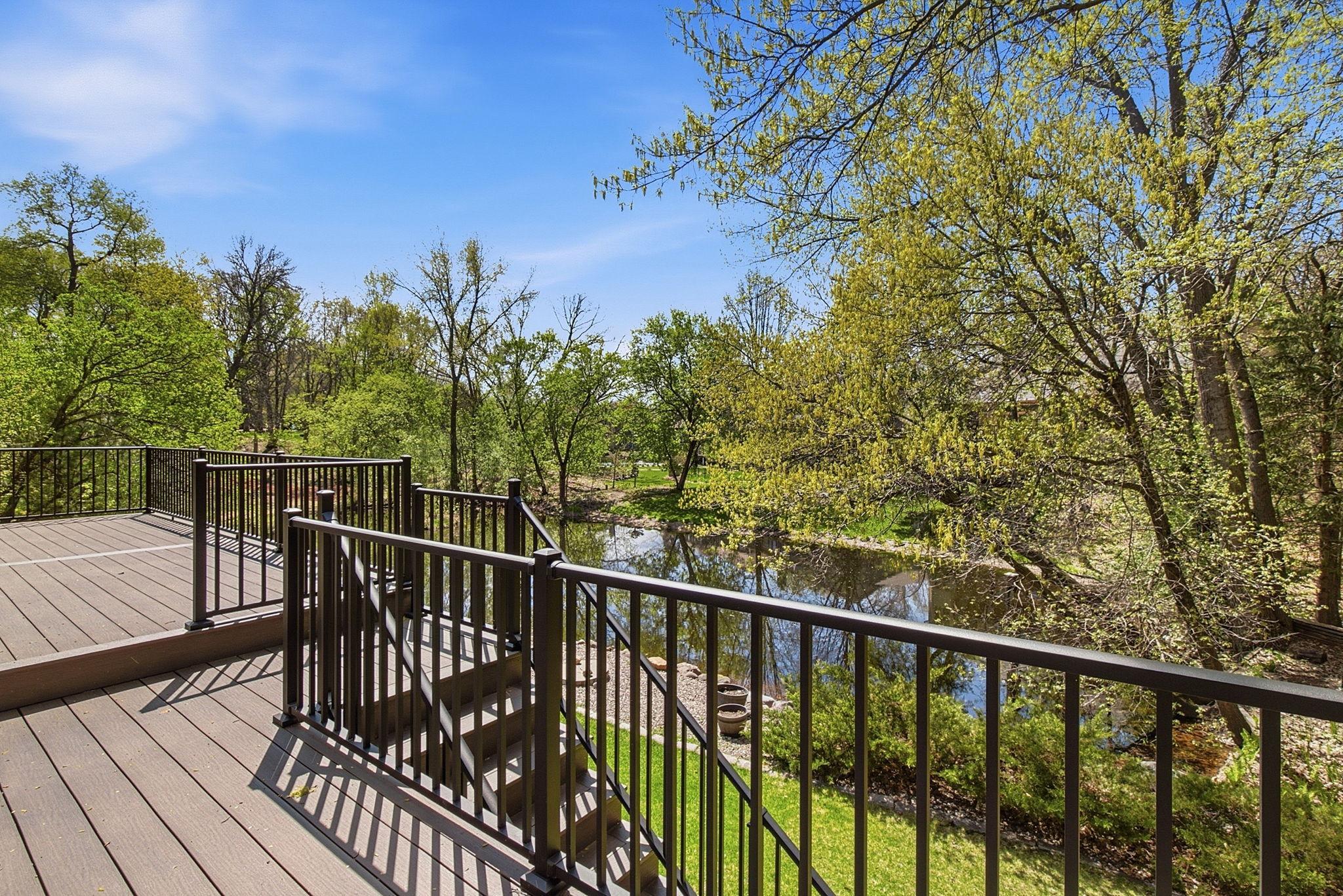 Maintenance-free decking and railings were added in 2024, along with a gas line for a grill.