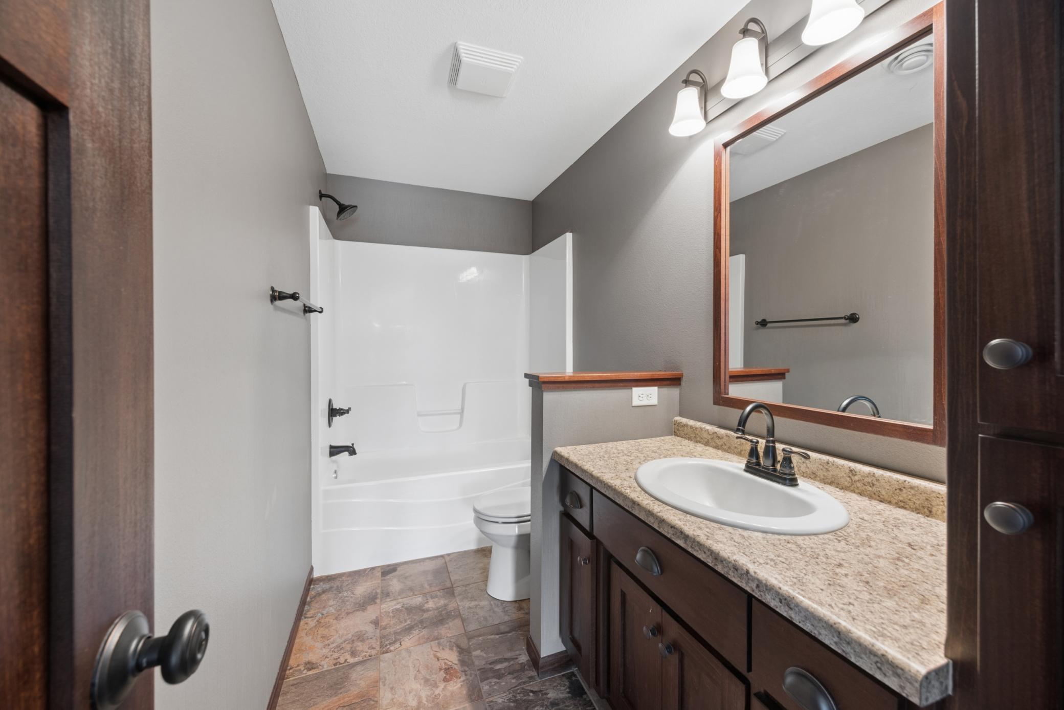 Another full bathroom in the lower level