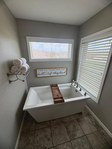 Master Bath soaking tub