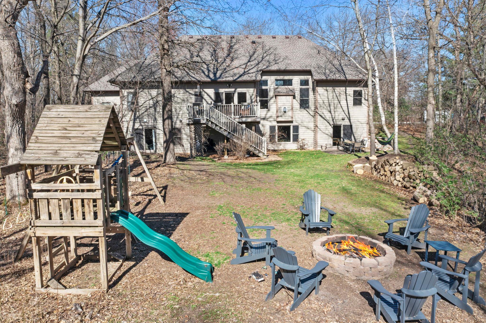 Over an acre to roam, relax, and play