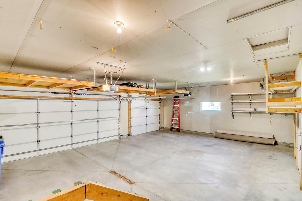 Garage - finished, heated, floor drain