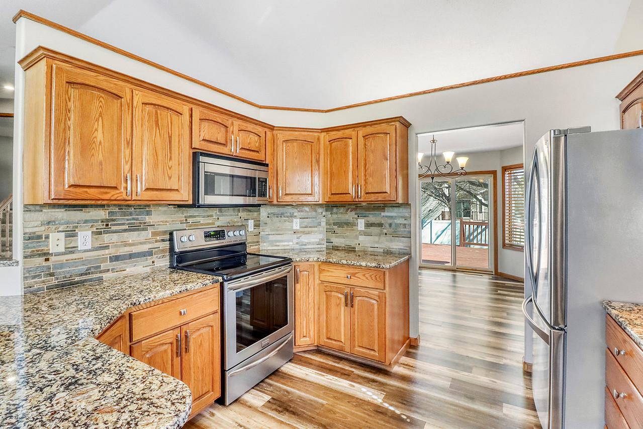 Kitchen w/ dining room view