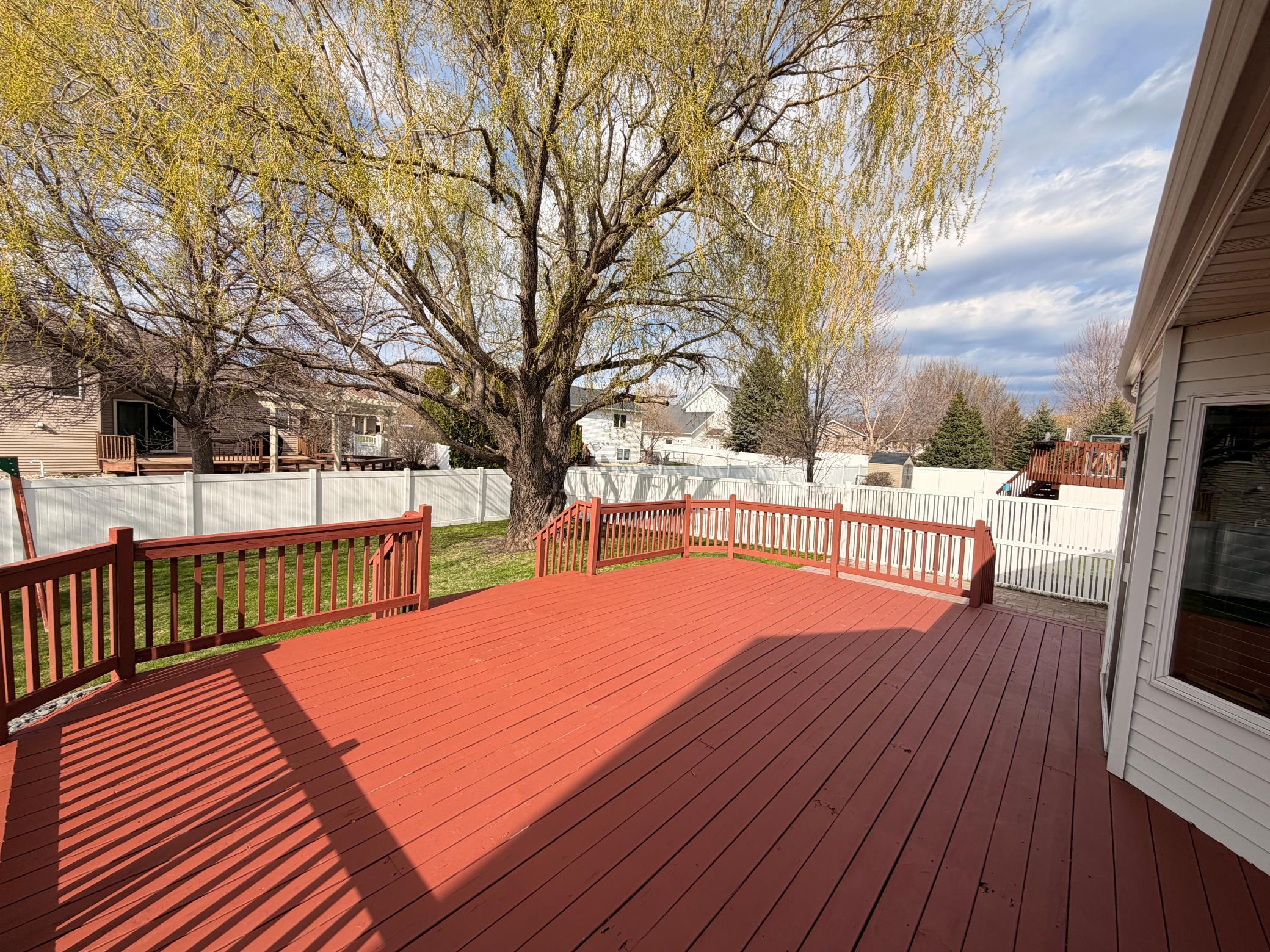Newly Painted Deck