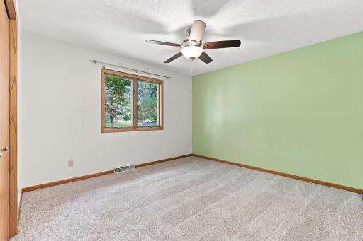 Bedroom 2 with new carpet.