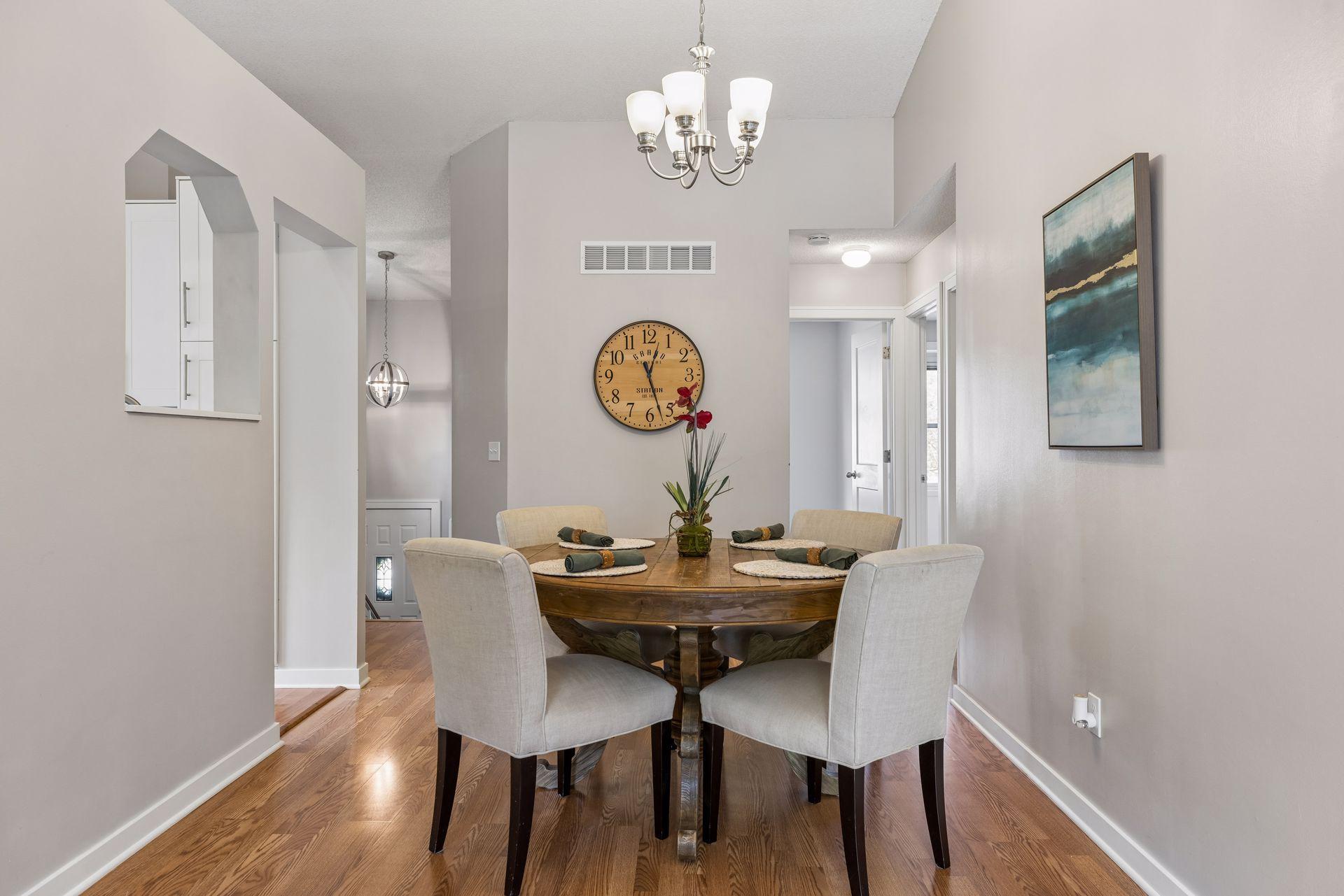 Open area dining