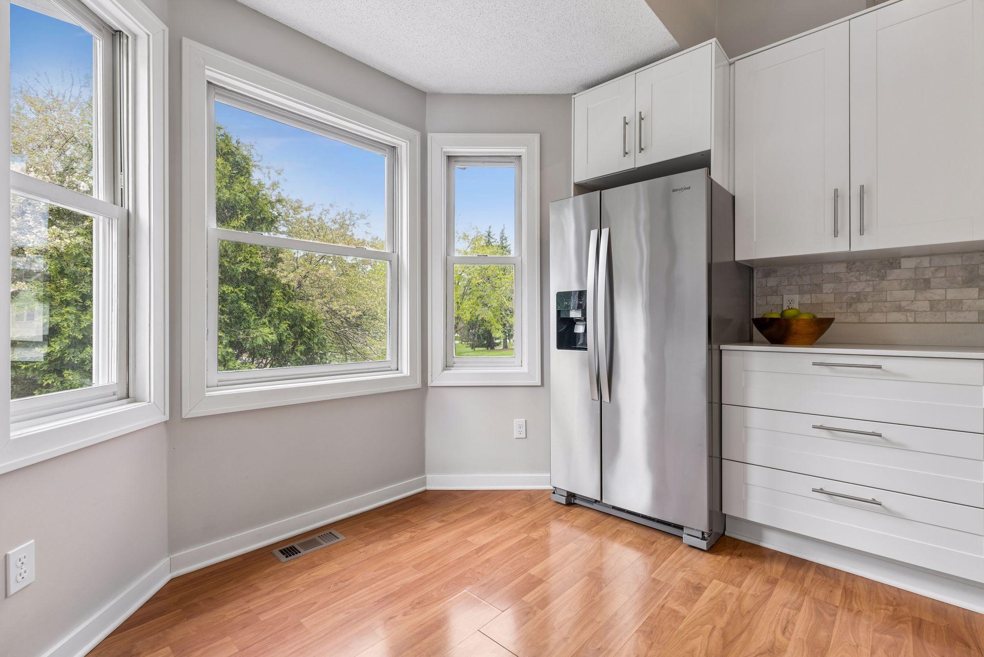 Plenty of cabinet space not often found in a townhome