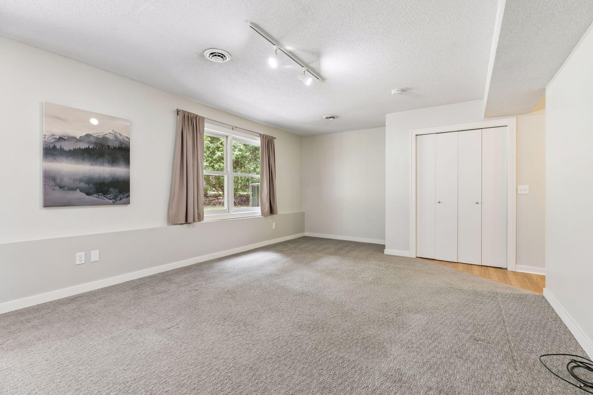 The mechanical closet and the laundry closet are also on this level.