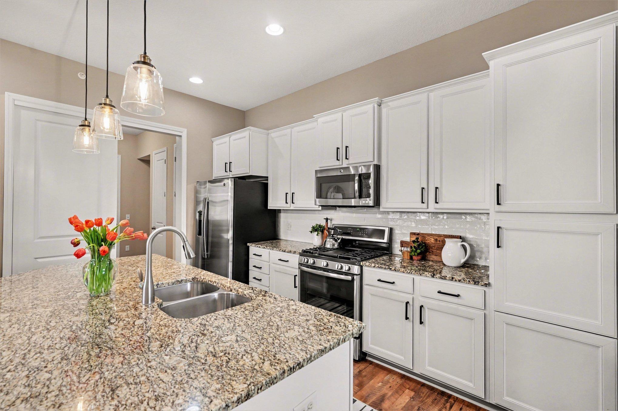 Head on into your laundry space and then the garage... you can even close off the space if you choose!