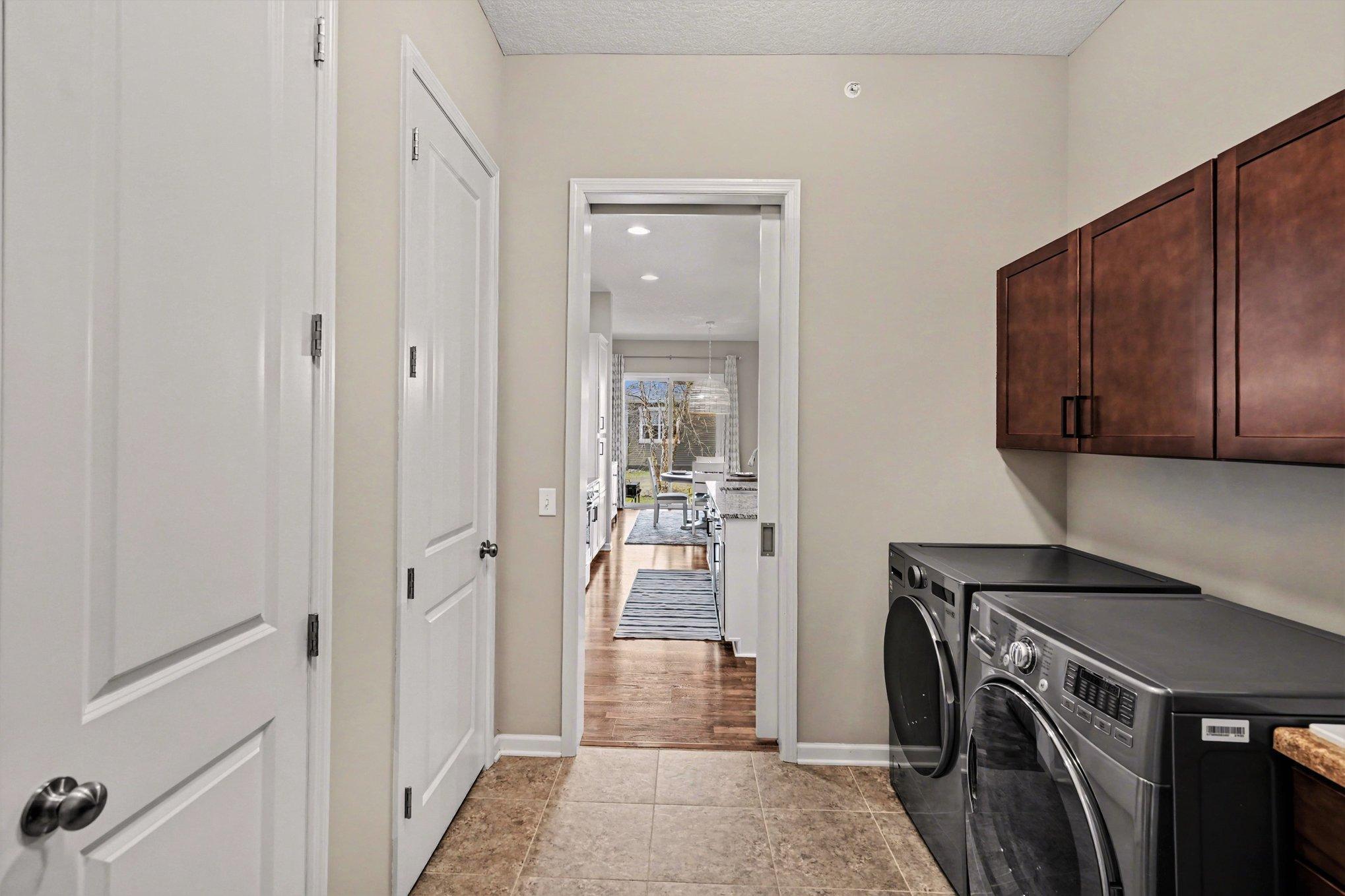 Multiple closets to store your coats, dog food and your vacume