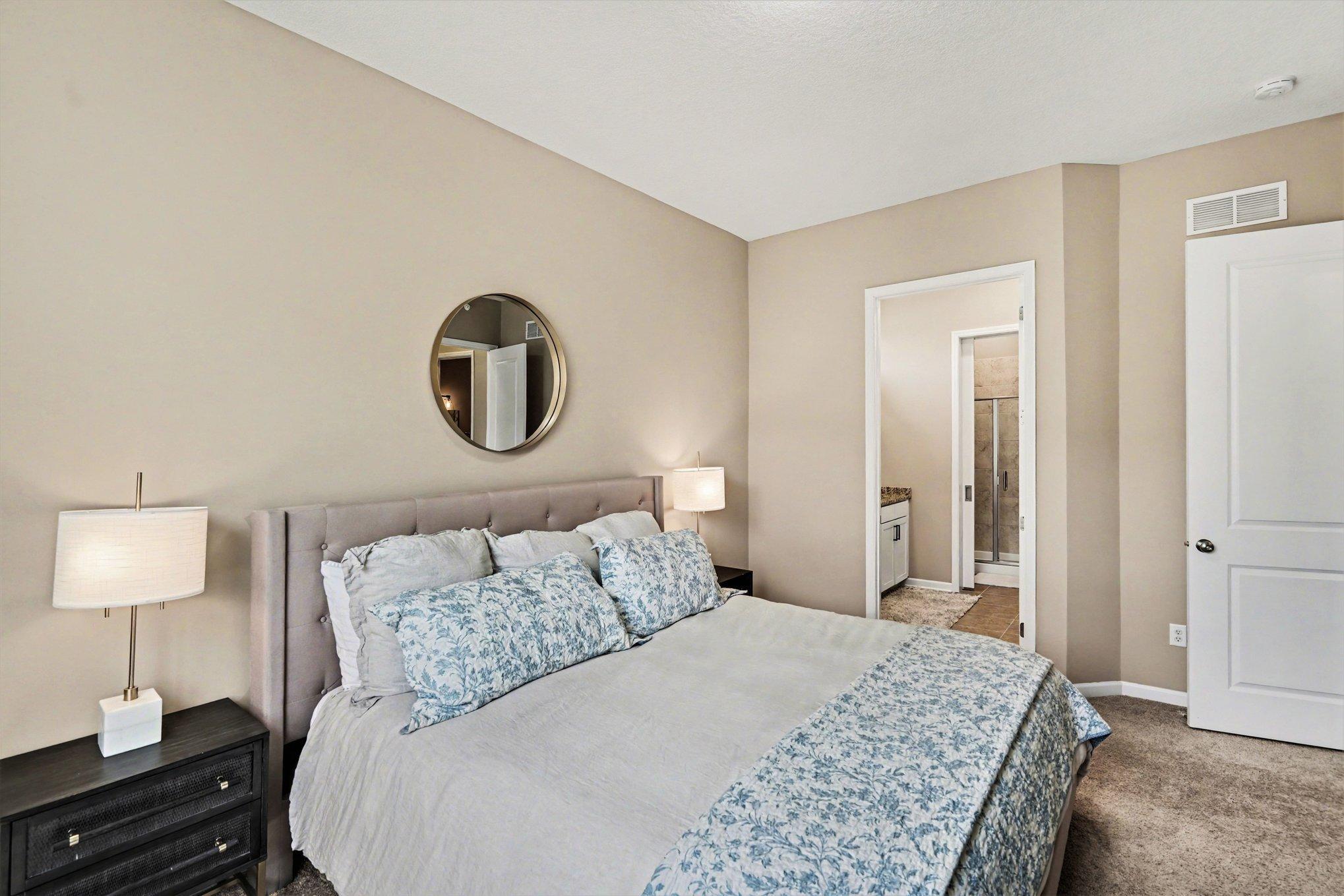 This primary suite literally has it all...