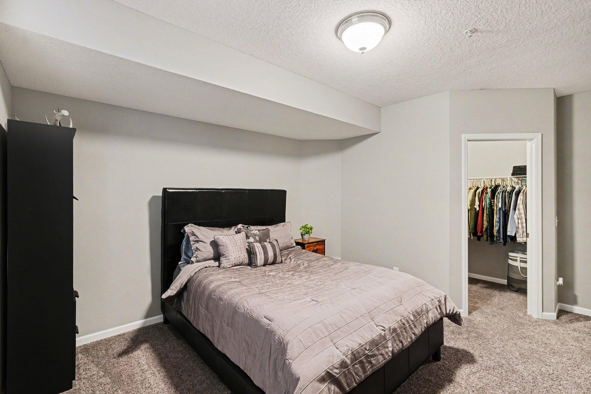 The third bedroom has a HUGE walk in closet