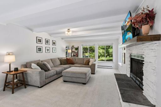 Main Living room with Picturesque windows