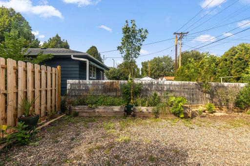 Raised gardens ready for your plantings of choice